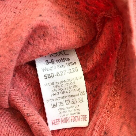 Next tee shirt EUC 3-6 months - Picture 5 of 6